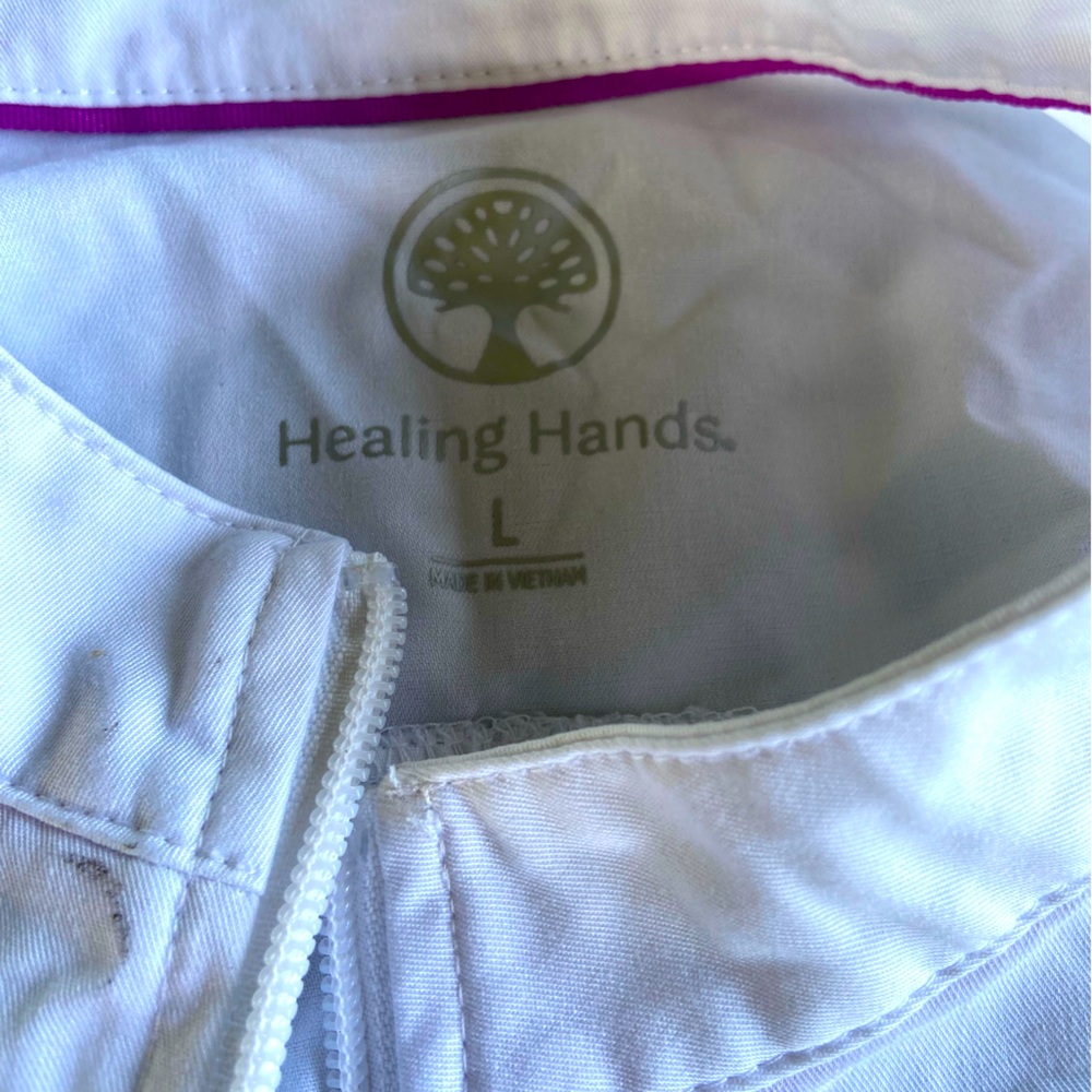 Healing hands lab coat